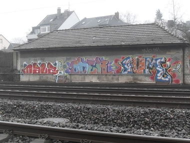 Graffiti Bombing in Germany - Photo by iPuke