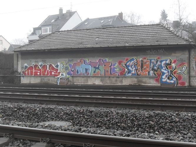 Graffiti Bombing in Germany - Photo by iPuke