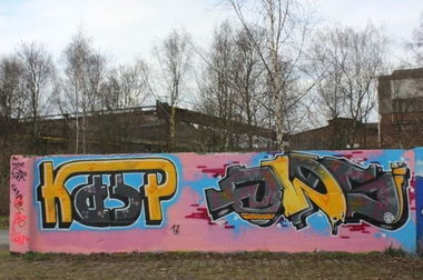 Graffiti Wall in Germany - Photo by iPuke - hmb, qws, duisburg