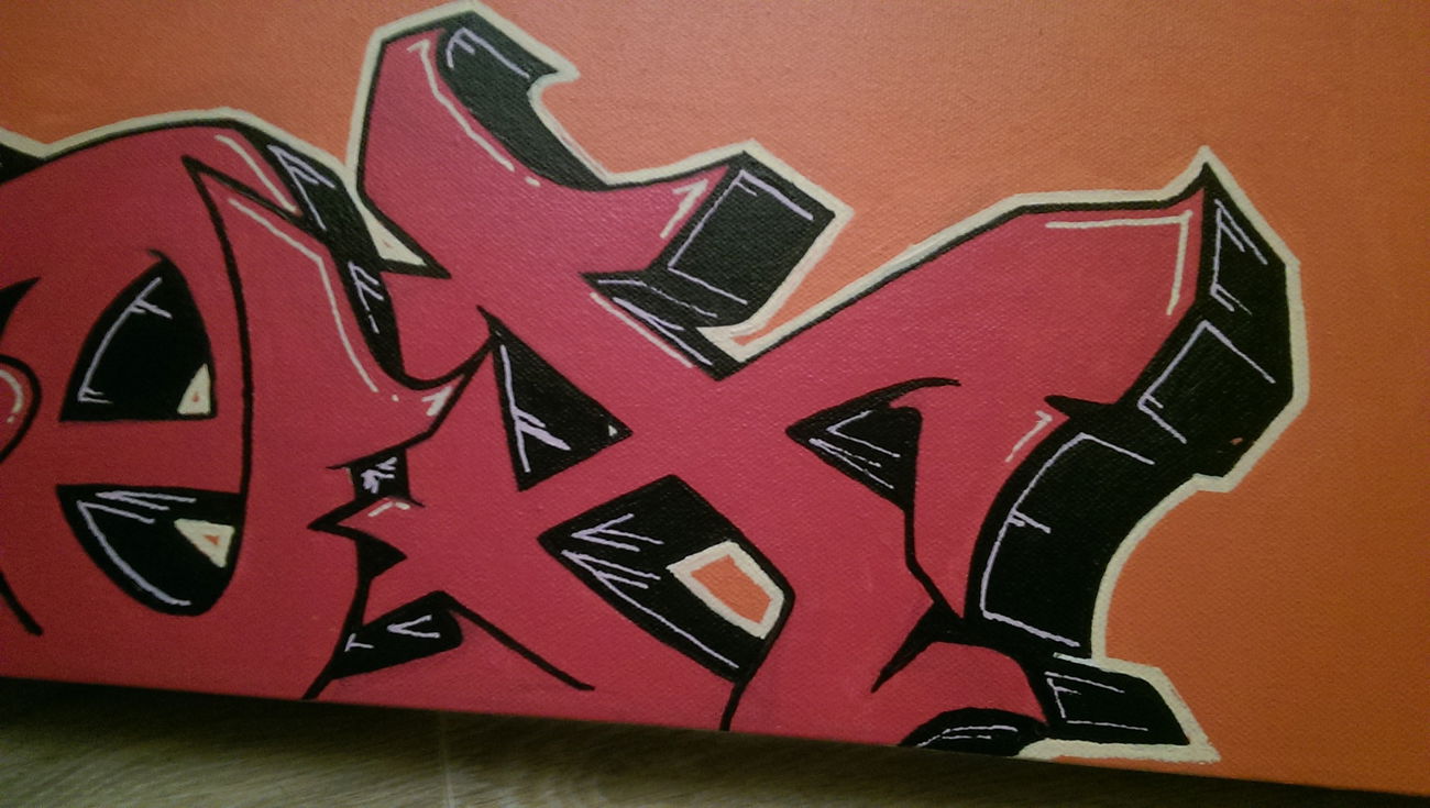 Graffiti Artwork - Photo by iPuke - ea, canvas, tabea