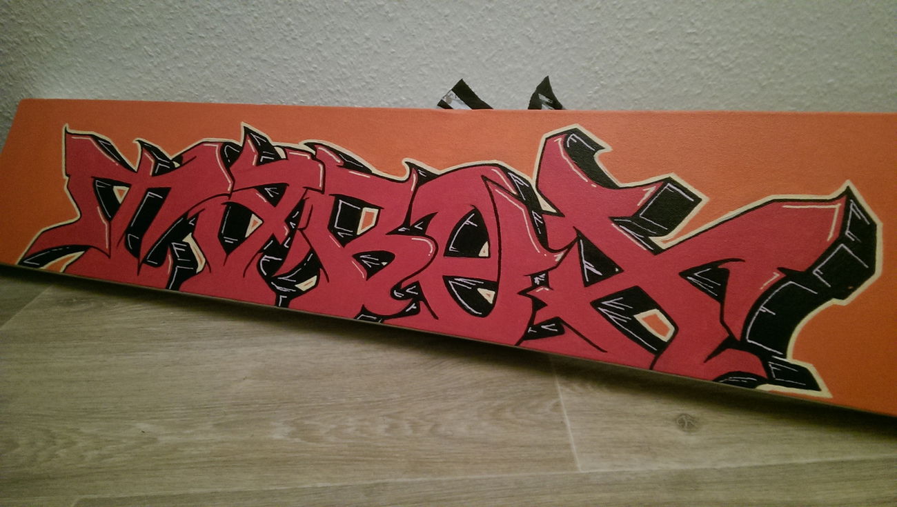 Graffiti Artwork - Photo by iPuke - ea, canvas, tabea