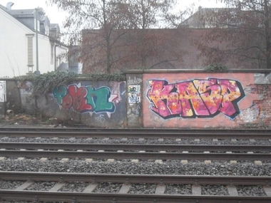 Graffiti Bombing in Germany - Photo by iPuke