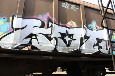 Graffiti Bombing in Germany - Photo by iPuke - hmb, qws, duisburg