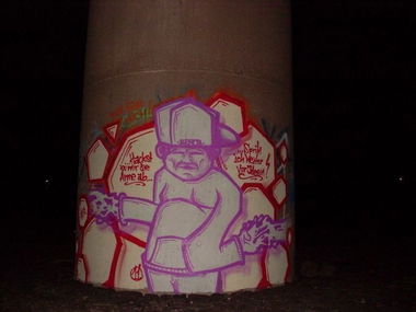 Graffiti Bombing in Germany - Photo by iPuke