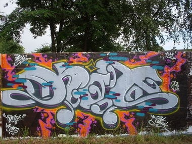 Graffiti Wall in Germany - Photo by iPuke - hmb, qws, duisburg