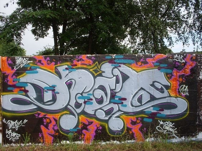 Graffiti Wall in Germany - Photo by iPuke - hmb, qws, duisburg