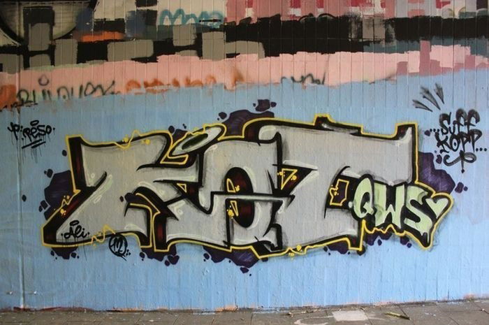 Graffiti Wall in Germany - Photo by iPuke - hmb, qws, duisburg