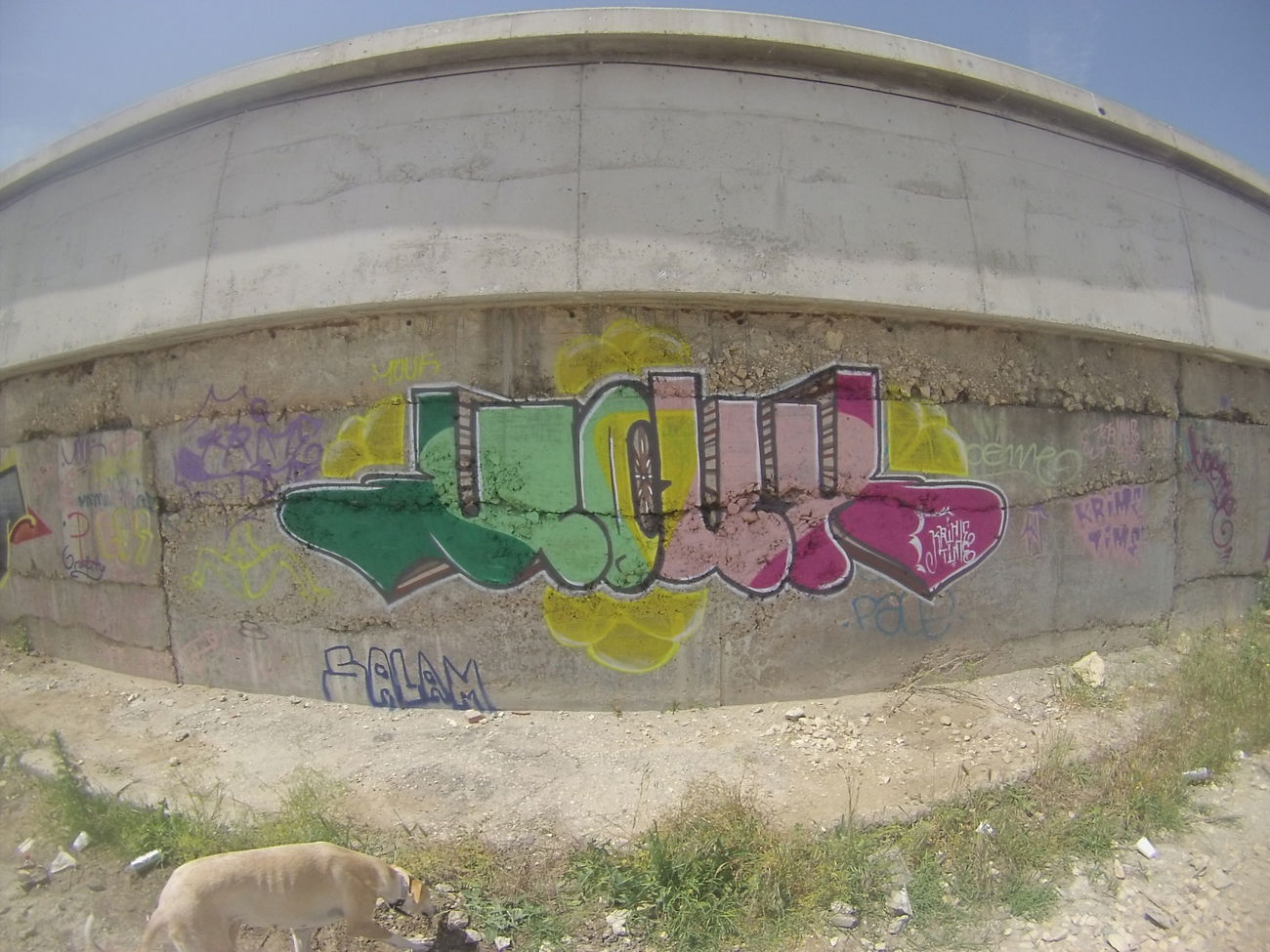 Graffiti Wall - Photo by iammok1