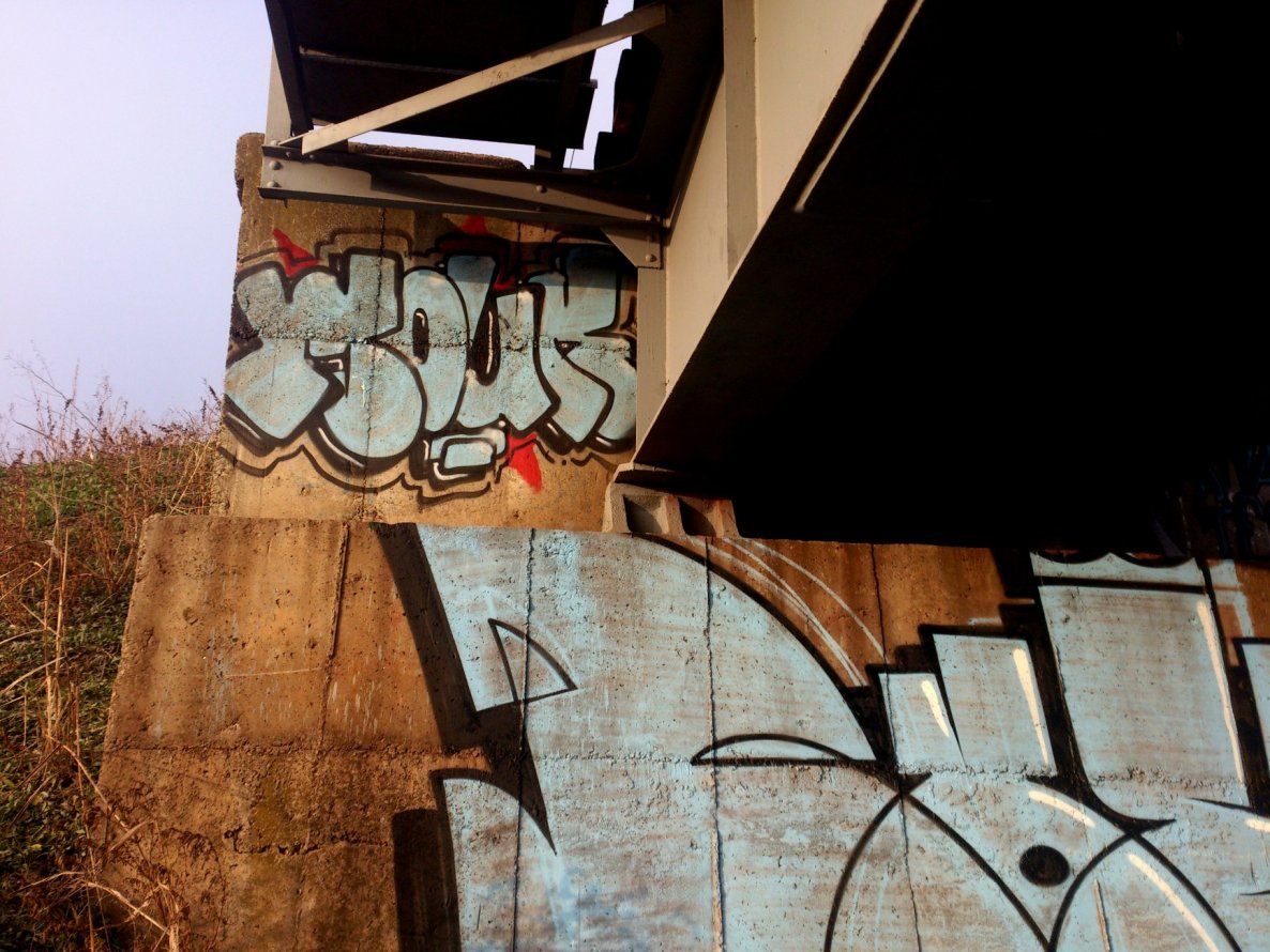 Graffiti Wall in Constanta - Photo by iammok1 - "mouk", "constanta", "romania"