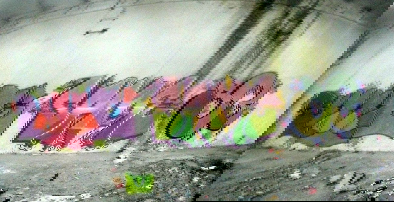 Graffiti Wall in Constan?a - Photo by iammok1 - "mouk", "53", ''boeme" (2014)