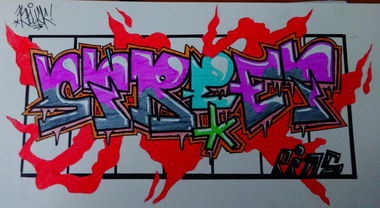 Graffiti Sketch in Plovdiv - Photo by ibwke