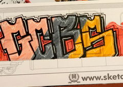 Graffiti Sketch in Plovdiv - Photo by ibwke