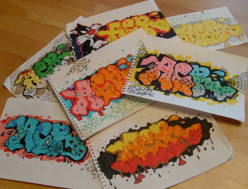 Graffiti Sketch - Photo by iceone - acr, iceone (2012)