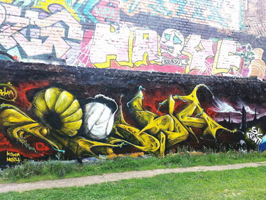 Graffiti Wall - Photo by ichstalingrad - Leipzig, KK, SL (2014)