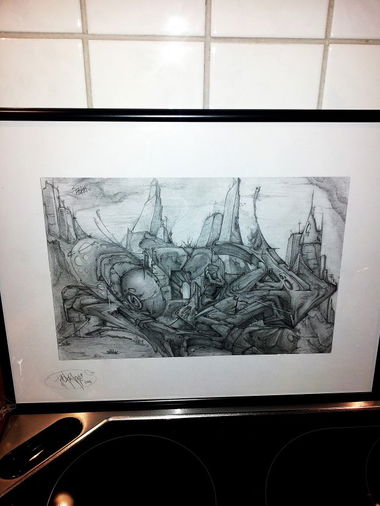 Graffiti Sketch - Photo by ichstalingrad - Bleistift, roca, kona (2013)