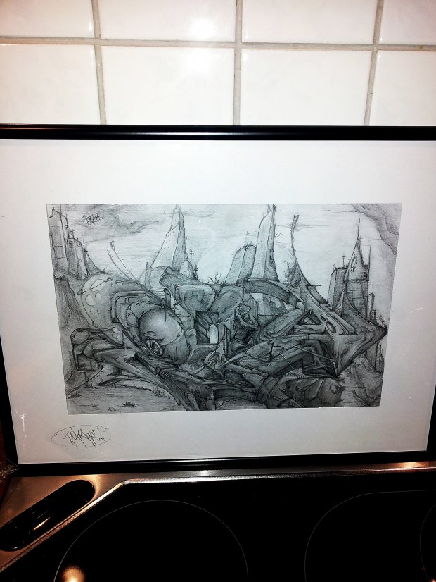 Graffiti Sketch - Photo by ichstalingrad - Bleistift, roca, kona (2013)