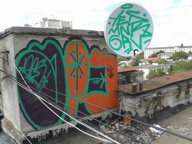 Graffiti Bombing in Yevpatoriya - Photo by ies92 (`13)