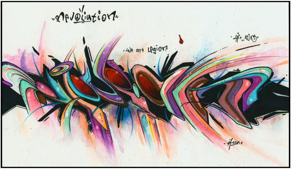 Graffiti Sketch - Photo by ifran