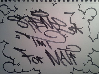 Graffiti Sketch - Photo by ill24 - Skeme, TMT, Mati (2014)