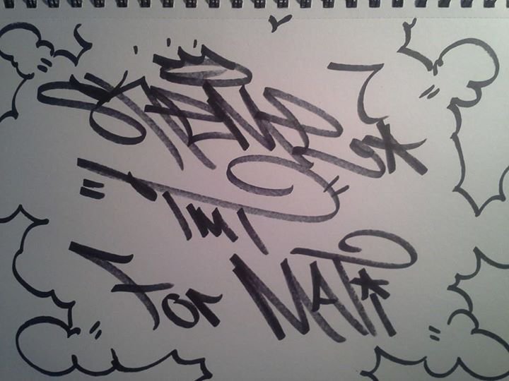 Graffiti Sketch - Photo by ill24 - Skeme, TMT, Mati (2014)
