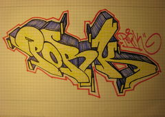 Graffiti Sketch - Photo by imPULS - pork, drunken, freestyle