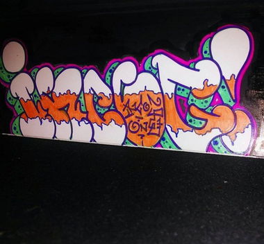 Graffiti Wall - Photo by incognitox - graffiti, sticker, no (2015)