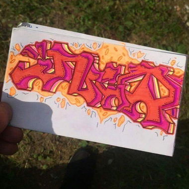 Graffiti Sketch in Kongo - Photo by incognitox - hot, colors, inco
