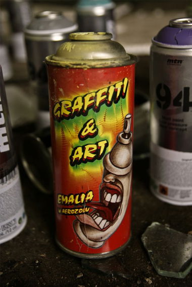 Graffiti Artwork - Photo by indygo - can, oldschool