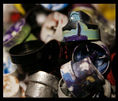 Graffiti Artwork - Photo by indygo - tip, makro