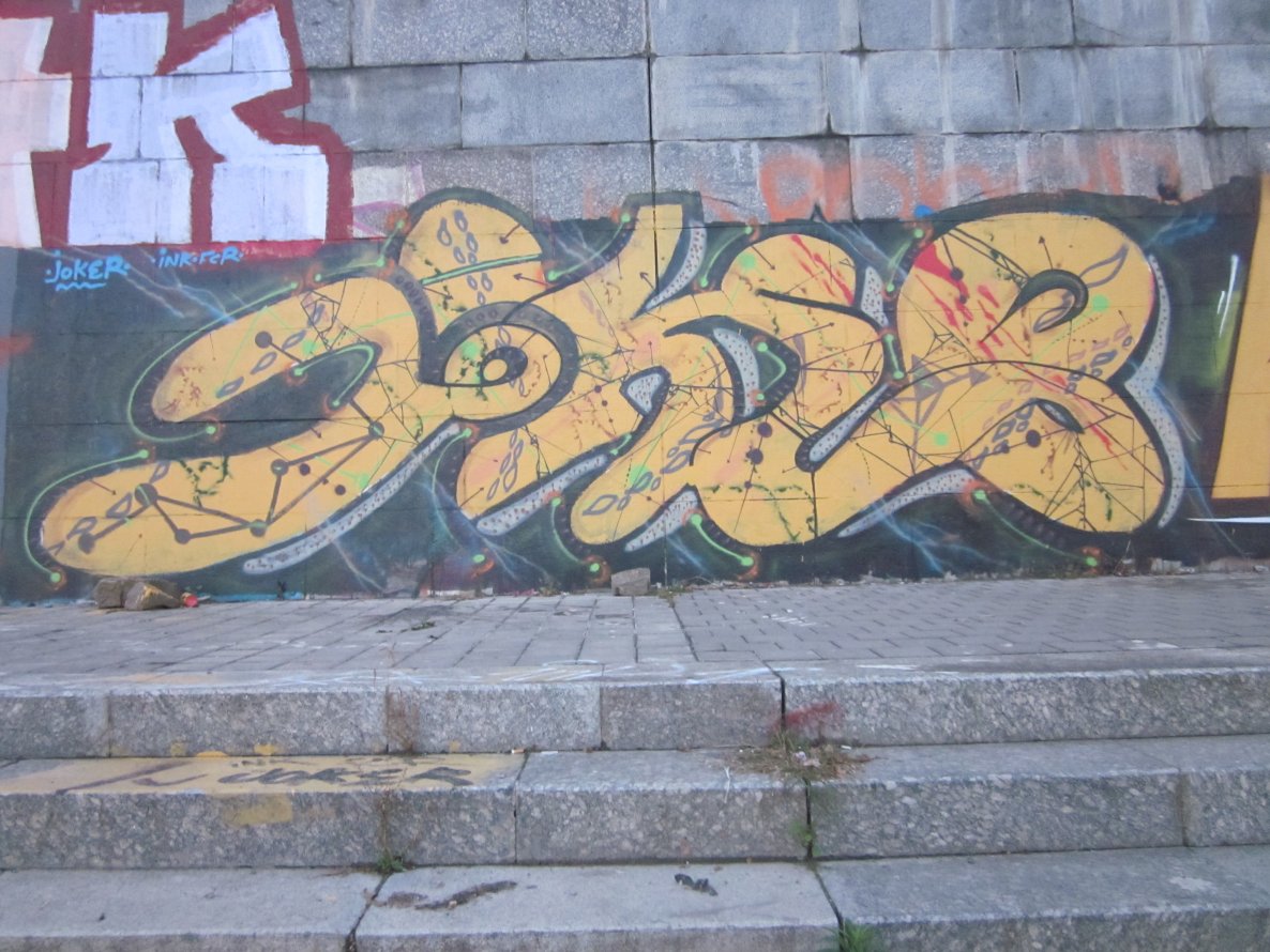 Graffiti Wall - Photo by inkfcr - Joker (2012)