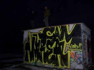 Graffiti Bombing - Photo by inkfcr - Andreal, Cam (2013)