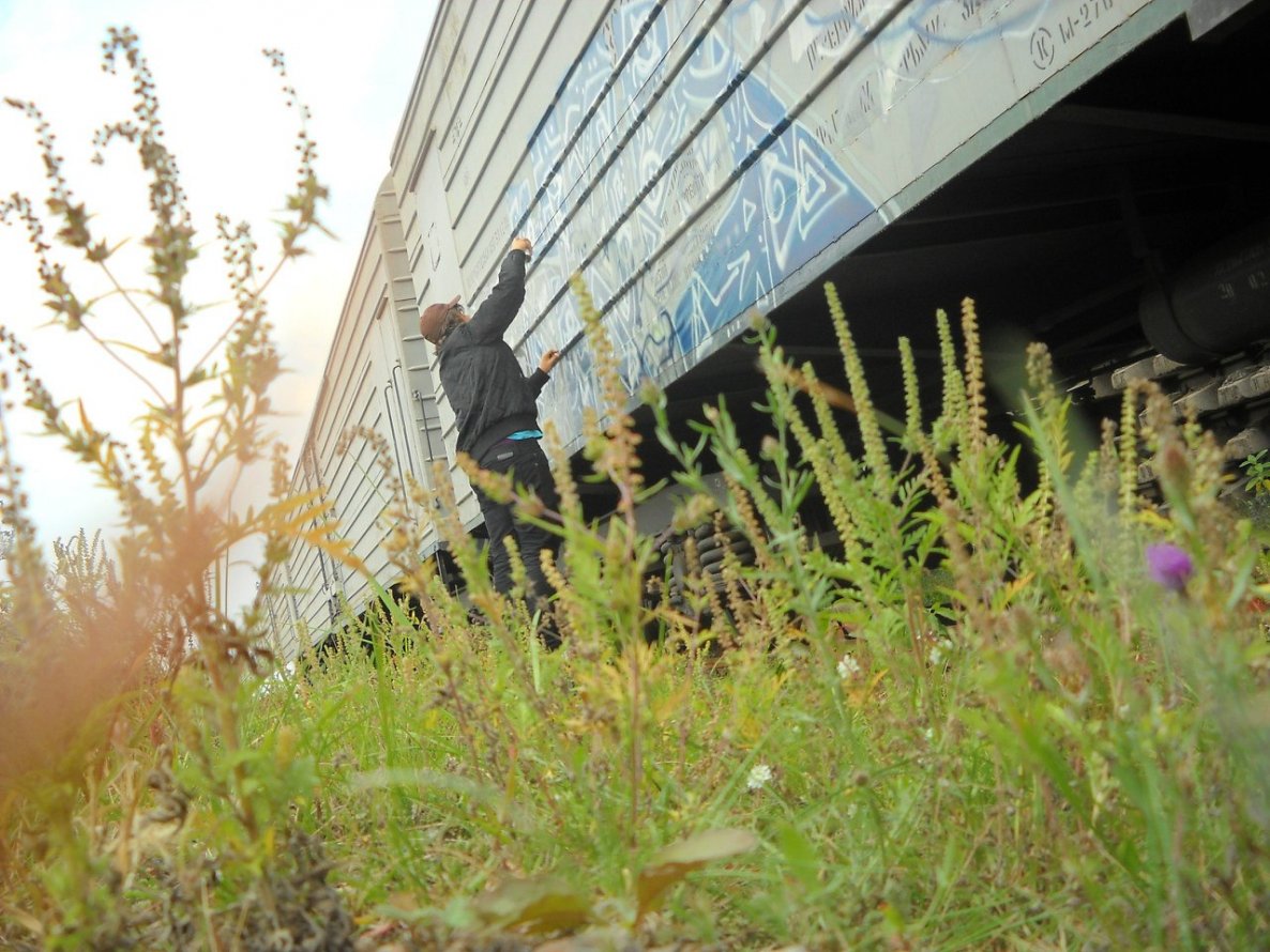 Graffiti Train - Photo by inkfcr - 4AS (2011)