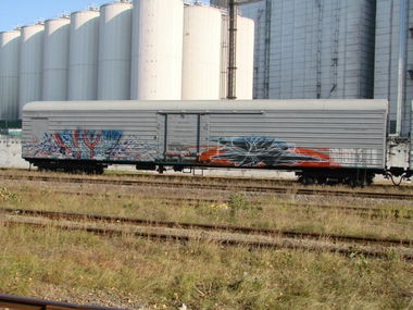 Graffiti Train - Photo by inkfcr - 4as, Kr (2010)