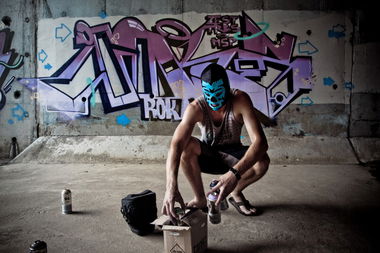 Graffiti Wall in Hong Kong - Photo by inkz - inkz., rokas