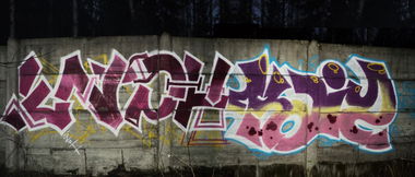 Graffiti Bombing in Perm - Photo by inph1 - inph, inph1, kayzo