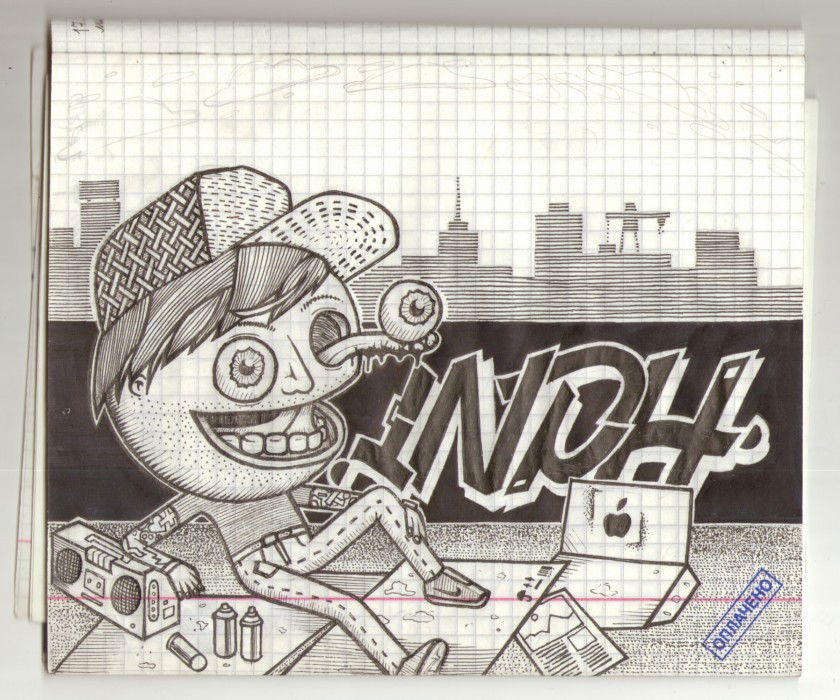 Graffiti Sketch in perm - Photo by inph1 - inph1, inph, scetch