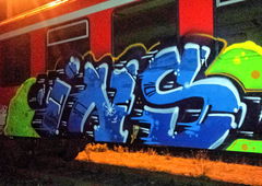 Graffiti Train - Photo by insvnez