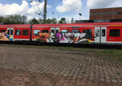 Graffiti Train - Photo by insvnez (2017)