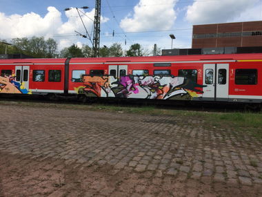 Graffiti Train - Photo by insvnez (2017)