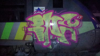 Graffiti Train - Photo by insvnez