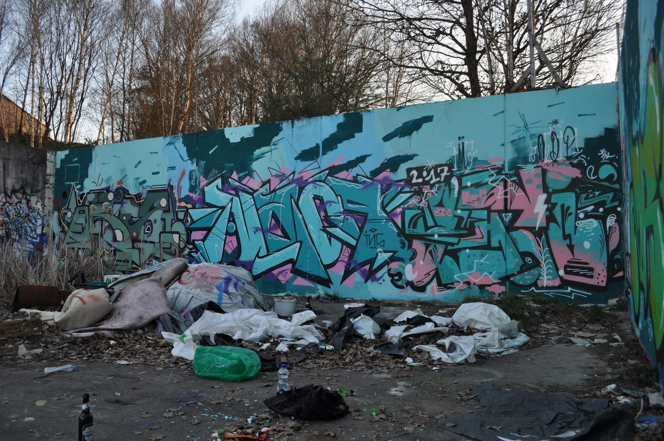 Graffiti Wall - Photo by insvnez (2017)