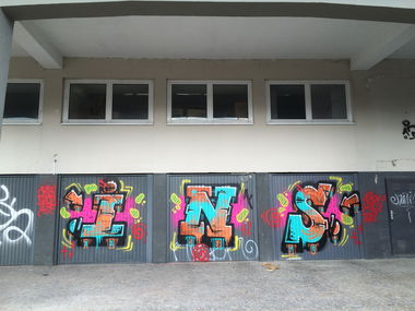 Graffiti Bombing - Photo by insvnez