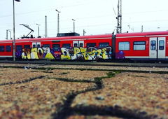 Graffiti Train - Photo by insvnez - ins, saarbrücken, train (2016)