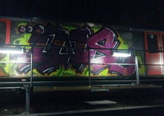 Graffiti Train - Photo by insvnez