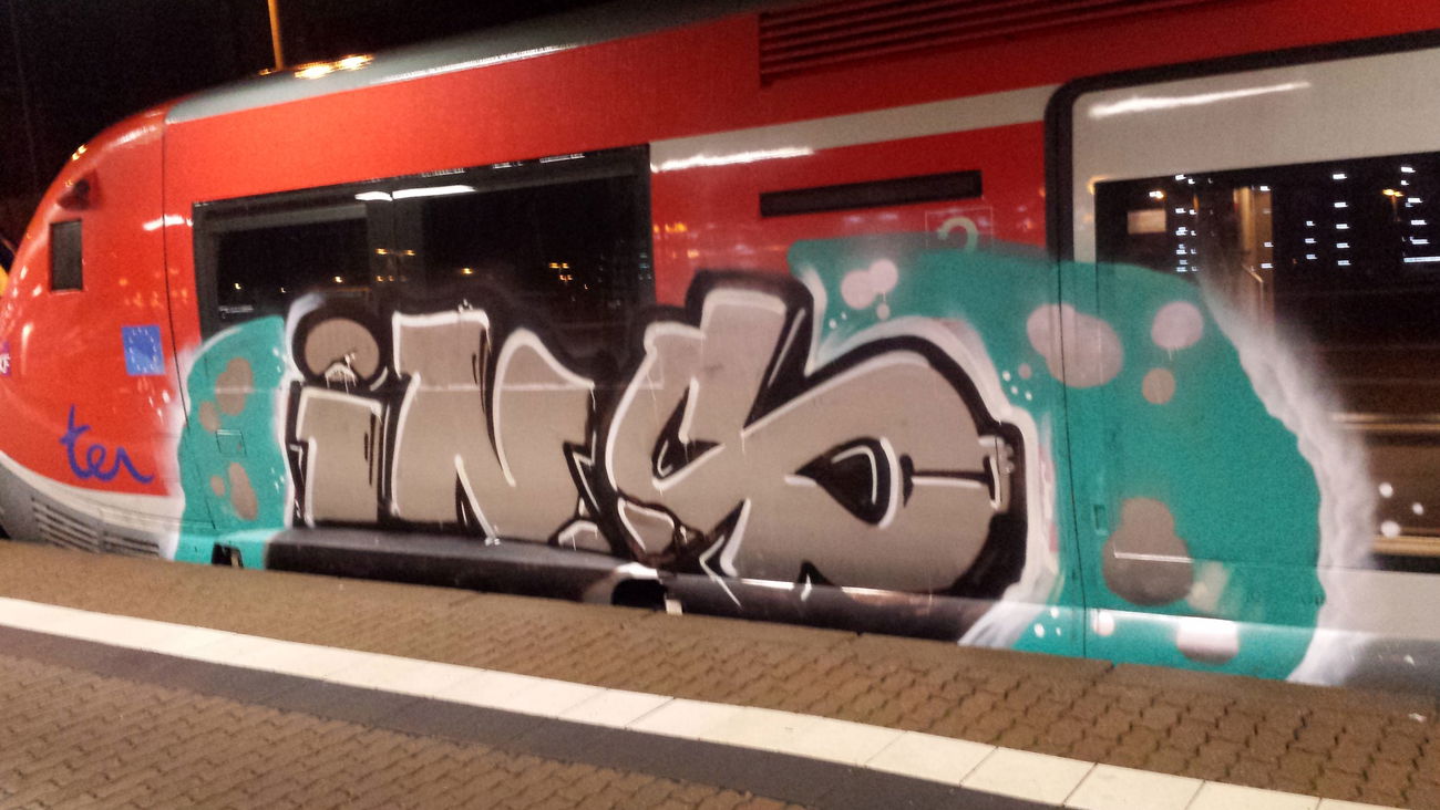 Graffiti Train - Photo by insvnez