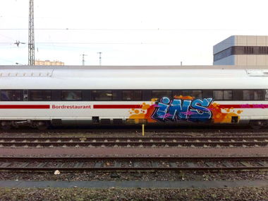 Graffiti Train - Photo by insvnez - ins, saarbrücken, trains (2016)