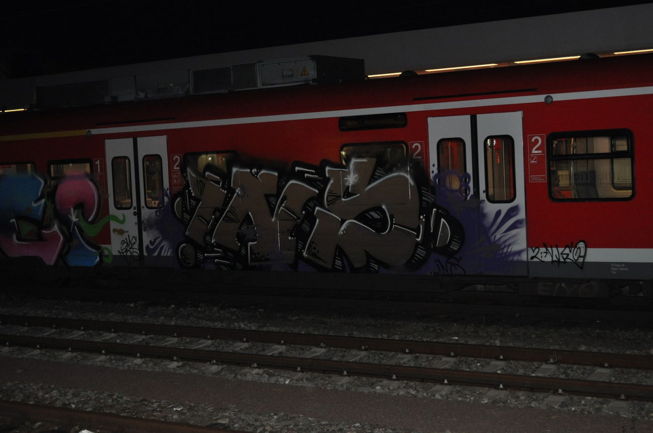 Graffiti Train - Photo by insvnez - ins, saarbrücken, regio (2016)