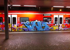 Graffiti Train - Photo by insvnez - ins, saarbrücken, saarland