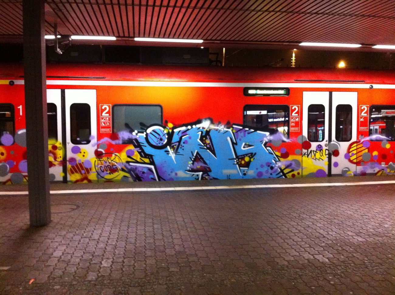 Graffiti Train - Photo by insvnez - ins, saarbrücken, saarland