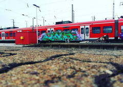 Graffiti Train - Photo by insvnez - ins, saarbrücken, train (2016)